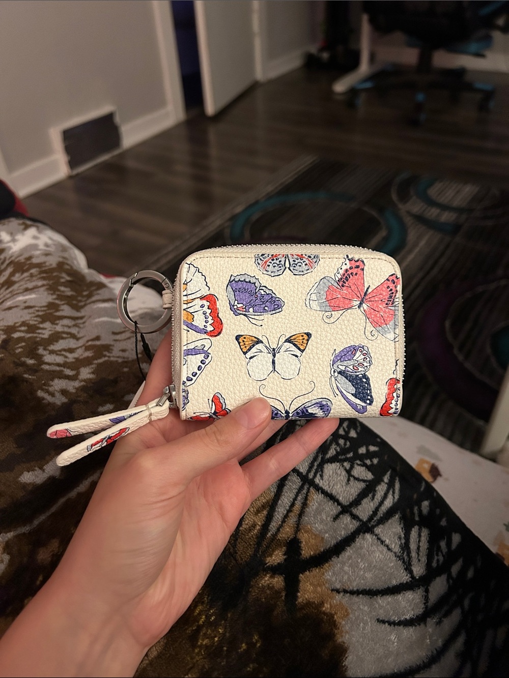Vera Bradley- Butterfly Print Zip Wallet